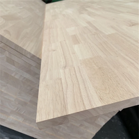 Panneaux en bois de caoutchouc à jointures à languettes 1220x2440, prix usine, pour meubles