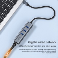 Tarjeta de Red USB-C 3.0 a Gigabit Ethernet RJ45, Directo de Fábrica, Chip AX88179A para LAN de 10/100/1000M