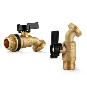 Robinet d'extérieur en laiton 1/2 pouce, avec noyau de valve tout en cuivre durable, connecteur d'eau de jardin - Product Image 2