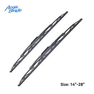 ใบปัดน้ำฝนคุณภาพสูงทำจากยางธรรมชาติพร้อมโครงโลหะ ใช้ได้กับรถยนต์ทุกประเภท ทุกสภาพอากาศ - Product Image 1