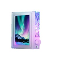 Veilleuse LED murale avec 10 couleurs changeantes, capteur crépusculaire, projecteur lumineux pour chambre à coucher