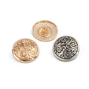 Botones de Metal Dorado de Aleación de Zinc para Blazers, Thobes y Abrigos, Botones con Logotipo Personalizado para Trajes, Costura y Manualidades - Product Image 1