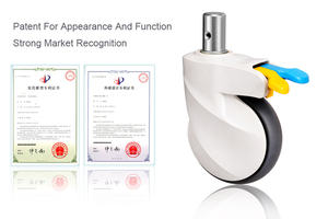 Dispositivos médicos Ruedas Para Cama De Hospital Camas De Enfermería Equipo de hospital Rueda de rueda médica - Product Image 5