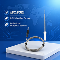 ODM OEM Meat Probe 950mm SUS304 Stainless Steel NTC Thermistor Temperature Sensor 4066 1% Accuracy -50~350 High Precision