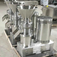 Extracteur de lait de souchet entièrement automatique, machine à noix, moulin à huile d'arachide, ligne de production de beurre d'arachide 100 kg/h, en acier inoxydable