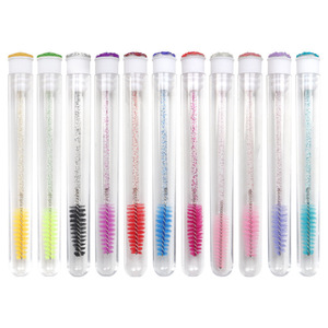 Portable Spoolie Brush Tubes Packaging Mini <b>Lash</b> Mascara Brush <b>Kit</b> for Eyelash Eyebrow - Product Image 2