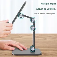 Support universel réglable pliable pour iPad tablette PC téléphone paresseux chevet télescopique support fixe pour la photographie en direct