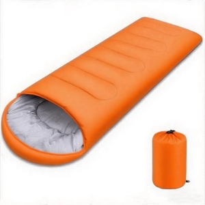 Sac de couchage enveloppant à capuche avec logo personnalisé, toutes saisons, unisexe, sacs de couchage d'hiver pour le camping en plein air et la randonnée - Product Image 3