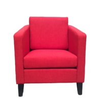 Fauteuil d'appoint en tissu commercial pour hôtel d'affaires, salon d'hôtesse, restaurant haut de gamme, grande salle de banquet