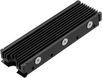 Термопрокладка MHQJRH M.2 2280 SSD с двусторонним алюминиевым радиатором, обработанная на ЧПУ, для ПК/PS5 PCIe NVMe SATA