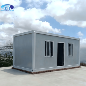 บ้านสำเร็จรูปแบบตู้คอนเทนเนอร์กันน้ำ ผลิตจากแผ่นเหล็กแซนด์วิช ปรับแต่งได้ตามความต้องการของโรงงาน สำหรับประกอบอย่างรวดเร็วเพื่อใช้เป็นวิลล่าหรู - Product Image 1