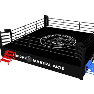 Good Quality MMA Floor Boxing Ring & Professional Stage Elevated Type Boxing Ring