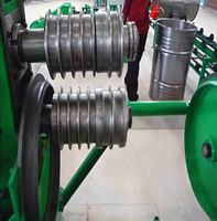 Machine de traitement de tôles métalliques à couple élevé, automatique, 380V, pour tôles d'acier de calibre lourd, avec ligne de bobinage de fûts en acier