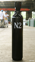 Bouteille de gaz azote en acier sans soudure Chun Miao haute pression 6m avec garantie de 3 ans pour le gonflage des pneus et les applications aérospatiales