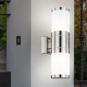Lámpara de Jardín <span class=keywords><strong>KANGHUI</strong></span> Moderna de Acero Inoxidable con Difusor de Policarbonato, Luz Cálida E27, Bombillas de Neón para Exteriores, Certificación CE GS, Luz Ascendente y Descendente - Product Image 3