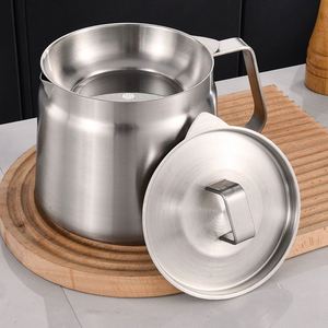 Custom Wholesales 304 Stainless Steel Household Residue Separation Kitchen With Filter Oil Pot - Product Image 2