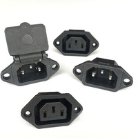 Adaptateur de connecteur d'alimentation, prise de charge à trois trous, prise mâle/femelle, alliage de cuivre, type F, 3A, 12V