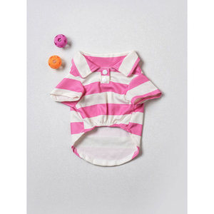 Striscia Carati XL elegante cappotto di lusso per animali domestici XL rosa poliestere abbigliamento per cani vestiti per gatti - Product Image 1