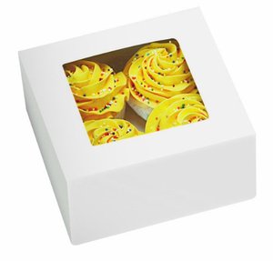 Personnalisé papier <span class=keywords><strong>chocolat</strong></span> emballage pas cher glace boîte à fenêtre transparente - Product Image 4