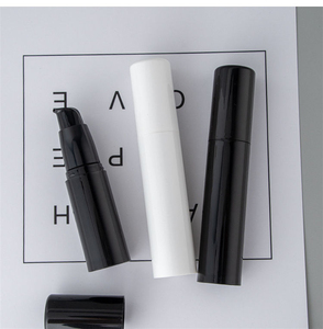 New Style White Black Eye Cream Cosmetic <b>Packaging</b> 15ml 30ml 50ml PP Empty Serum Lotion Airless Vacuum Pump Cylinder Silk Bottle - Product Image 1