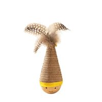 Mainan Kucing Motif Buah Lucu, Sisal Tumbler Tahan Gores, Tahan Kunyah, Bulu Penggoda, Interaktif, Membakar Energi, Latihan