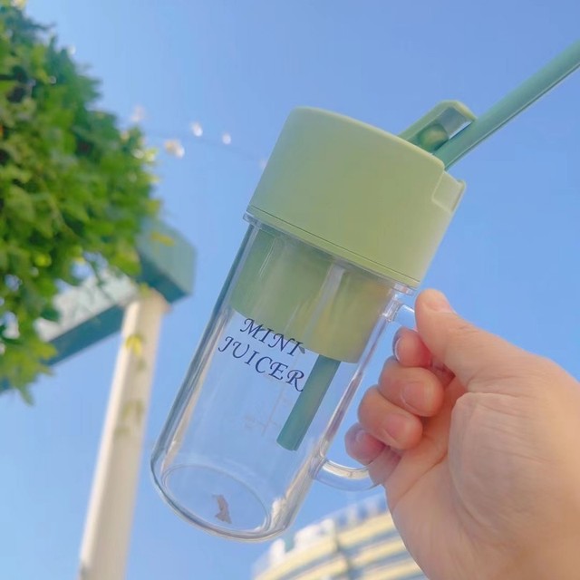 400ML Portable Electric Juice Blender Mini Smoothie Maker with Straw Cross Border New Straw Juice Cup