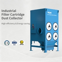 Système de nettoyage industriel à jet pulsé pour filtre à cartouche haute efficacité, équipement de filtration d'air à économie d'énergie