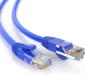 Venta caliente 10Gbps Cable de Internet 35FT Cat6a Ethernet RJ45 Cable UTP Cat6 Cable Lan de red al aire libre