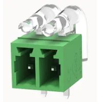 DERKS YE430D-381 pcb connecteurs de fil mâle avec bornier de guidage de lumière pour connecteurs de prise de bloc de carte pcb