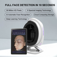 Analyseur de peau facial, appareil de test de la peau, scanner facial, best-seller pour les spas