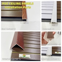 Panneaux PVC 20 cm x 7 mm, panneau de plafond PVC imperméable pour la décoration intérieure de la maison et des hôtels