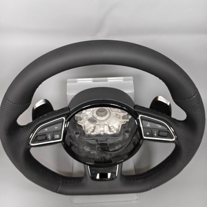 Volant en cuir personnalisé pour Audi <span class=keywords><strong>RS</strong></span> RS3 RS5 RS6 B8 B9 8P A1 A3 A4 A5 A6 A7 C6 C7 S3 S4 - Product Image 5