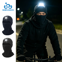 Nouvelle cagoule électronique lumineuse LED pour sports d'automne et d'hiver, coupe-vent, chaude, pour la conduite nocturne et la pêche