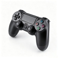 Manette de jeu sans fil multiplateforme en fibre de carbone pour PS4, PC, Steam, Android, avec double vibration et gâchettes linéaires