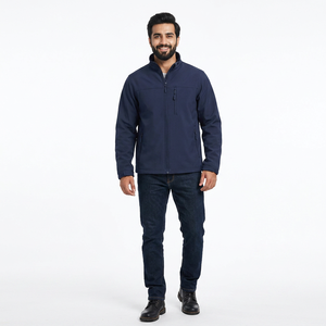 Nouvelle veste softshell haut de gamme 2026 pour hommes, imperméable, coupe-vent, col montant, veste softshell pour hommes - Product Image 1