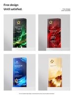 Nouveau design 2026 – Trophée en cristal personnalisé et créatif, médaille d'or de compétition, récompense pour réunion annuelle d'entreprise, employés exceptionnels