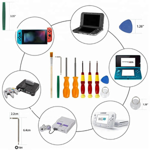 10 en 1 bricolage 3.8mm 4.5mm Tri Wing Torx tournevis de sécurité jeu Bit Kit d'outils de réparation pour Nintendo Switch/N64/<span class=keywords><strong>Nes</strong></span>/<span class=keywords><strong>DS</strong></span>/Wii/GBA - Product Image 5