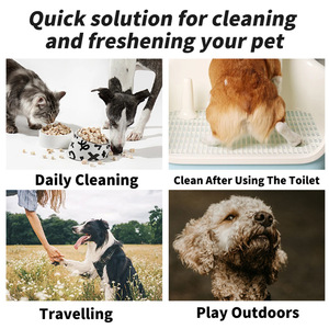 Lingettes pour animaux de compagnie pour chiens et chats, douces, sans alcool, sans parfum, 10 pièces - Product Image 4