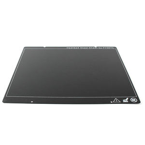 FYSETC-Placa de construcción PEI para <span class=keywords><strong>Prusa</strong></span> <span class=keywords><strong>I3</strong></span> MK2.5S <span class=keywords><strong>MK3</strong></span> MK3S, lámina de acero PEI con textura de doble cara, recubrimiento en polvo, color negro - Product Image 3