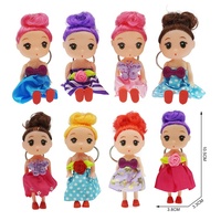Planche suspendue Jouets 10CM Filles Poupée En Plastique Mini Bébé Poupées Beauté Princesse Poupée pour Filles