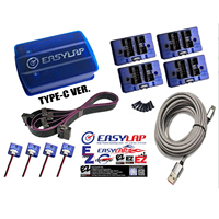 Miniz EasyLap EZ-L02, Sistema de Cronometraje en Vivo para Autos RC, Transpondedor Infrarrojo de Plástico, Contador Digital de Vueltas, Interfaz USB para PC
