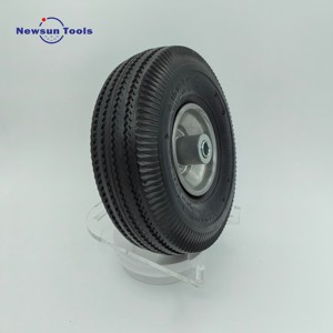 रेस्तरां होटलों के लिए भारी कार्ट के लिए 4.10/3.50-4 न्यूमेटिक टायर के साथ गेंद वाले व्हीलबैरो हैंड ट्रक व्हील के साथ - Product Image 4