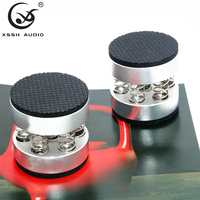 Pieds d'isolation en alliage d'aluminium, patins antidérapants et résistants à l'usure réduisant la résonance pour amplificateurs HIFI, enceintes et appareils de home cinéma