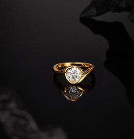 Anillo de Plata de Ley S925 con Corazón Retorcido y Moissanita, Ajustable, de Lujo Ligero, para Mujer, Colección 2026 Heartbeat, Gran Venta - Product Image 6