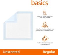 Bordures anti-fuites, support en PE protecteur, anti-éclaboussures, matelassé, super absorbant, 5 couches, biodégradable, jetable, pour chien d'intérieur