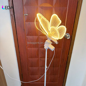 Modern Design Waterproof IP65 Motif LED <b>Butterfly</b> <b>Lamp</b> with Movement Event Party Decorations Led Wedding Lights - Product Image 1