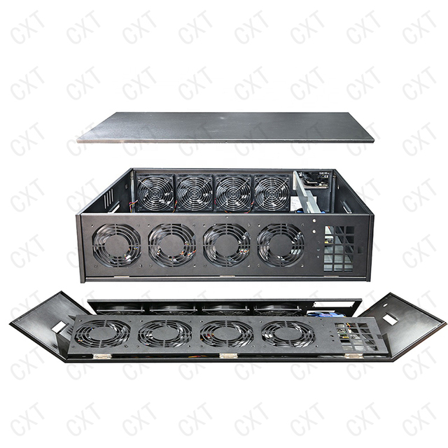 2022 New Product B75F 8gpu Server case 8*4500RPM Cooling Fans case Server with 8 Gpu Motherboard and Power Supply Chassis