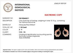 ต่างหูเพชรทองคำสุดหรูสำหรับผู้หญิง ประกายระยิบระยับเหนือกาลเวลา เครื่องประดับสวยงามทันสมัย เหมาะเป็นของขวัญสำหรับวันครบรอบและสวมใส่ในชีวิตประจำวัน - Product Image 6