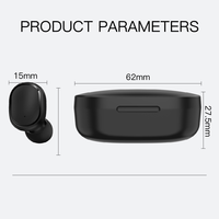 Écouteurs intra-auriculaires sans fil E6s Casque à faible latence Casque sans fil avec voyant lumineux de batterie pour le jeu