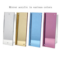 Les vendeurs vendent des feuilles acryliques transparentes personnalisées de 2mm/3mm/4mm/5mm de couleur blanche et noire